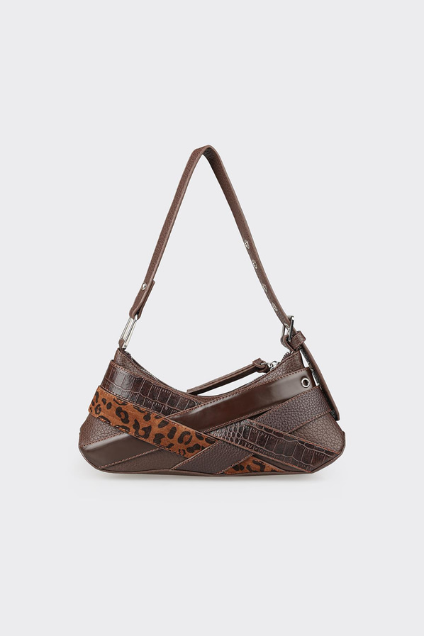 Kahve kadın omuz çantası - Elle Shoes