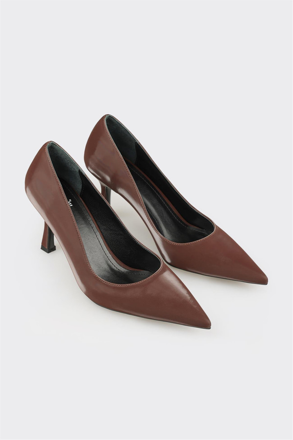 Kahve Kadın Stiletto