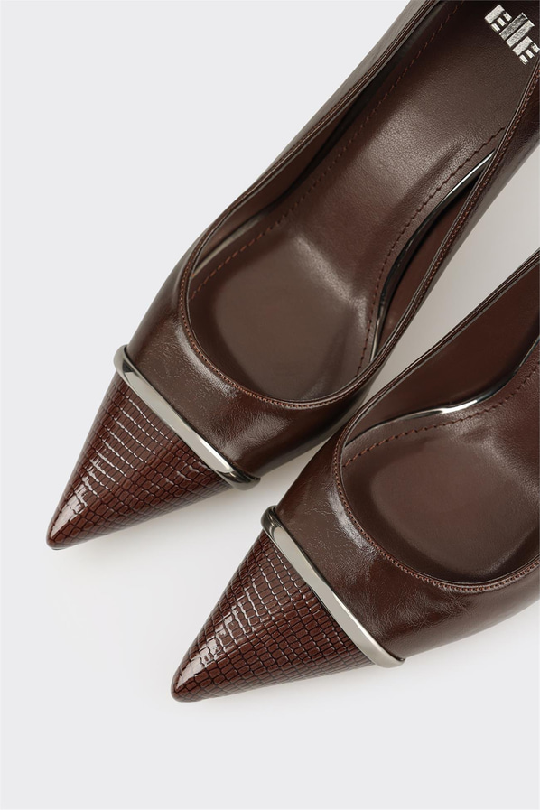 Kahve Kadın Stiletto