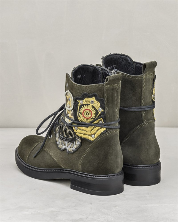 Yeşil kadın bot - Elle Shoes