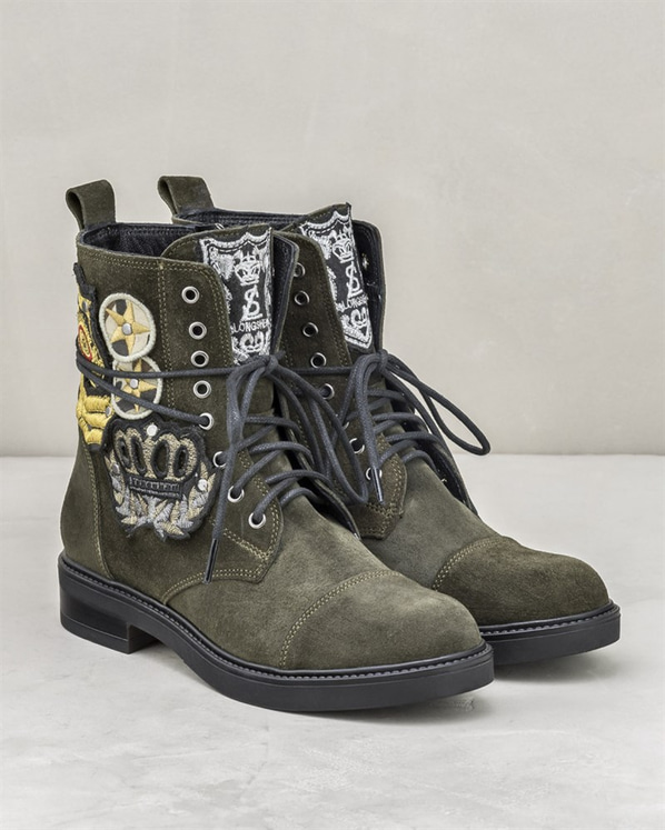 Yeşil kadın bot - Elle Shoes