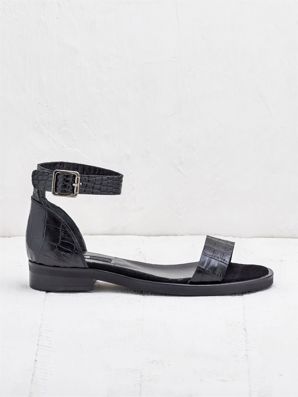 Siyah kadın sandalet - Elle Shoes