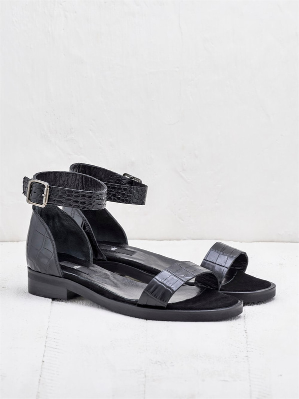 Siyah kadın sandalet - Elle Shoes