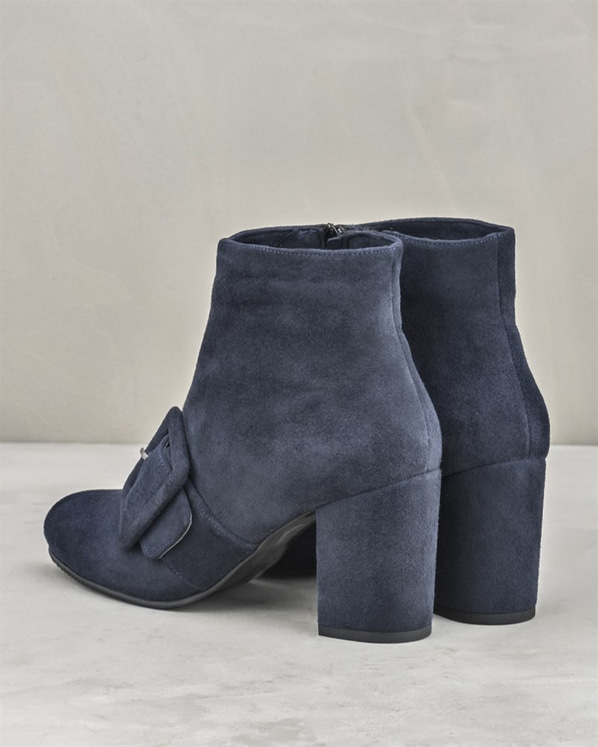 Lacivert kadın bot - Elle Shoes