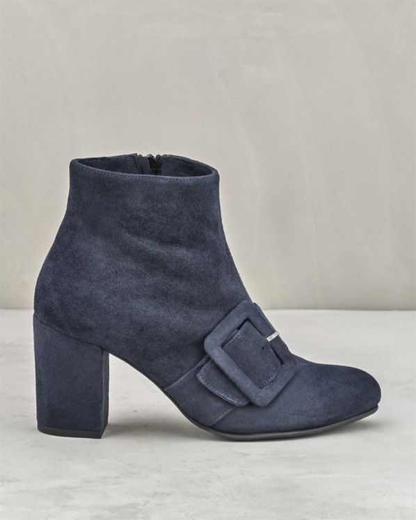 Lacivert kadın bot - Elle Shoes