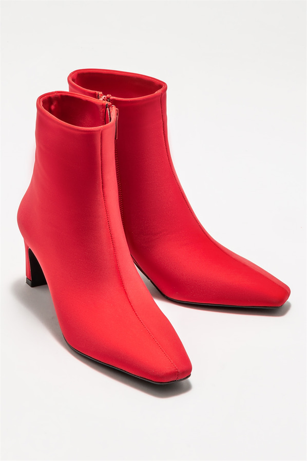 Kırmızı kadın bot - Elle Shoes