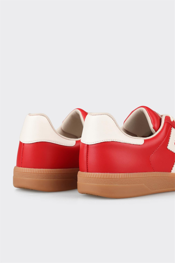 Kırmızı kadın sneaker - Elle Shoes