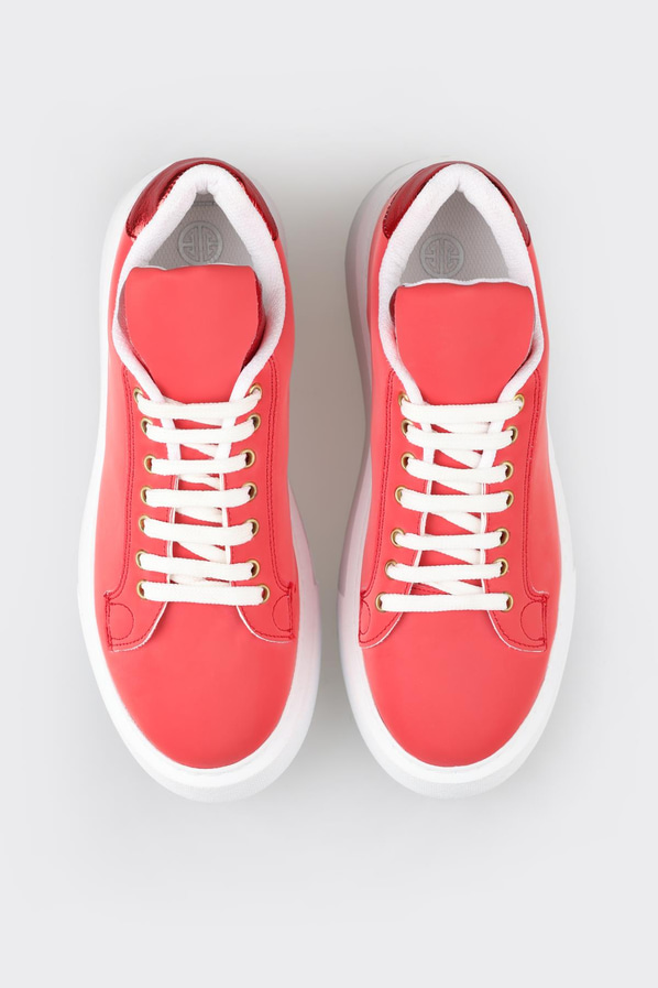 Kırmızı kadın sneaker - Elle Shoes