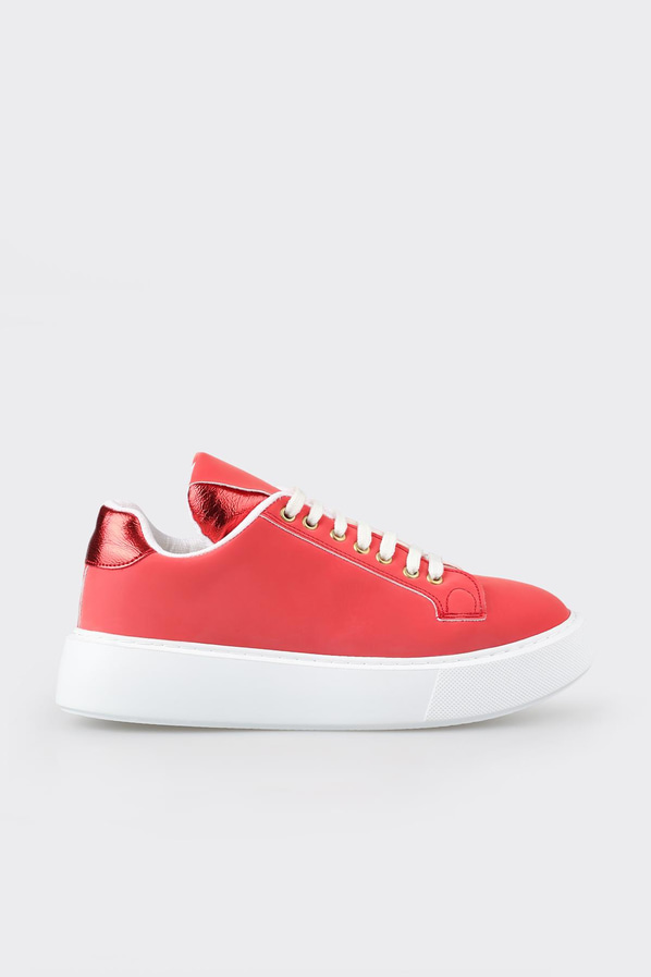 Kırmızı kadın sneaker - Elle Shoes