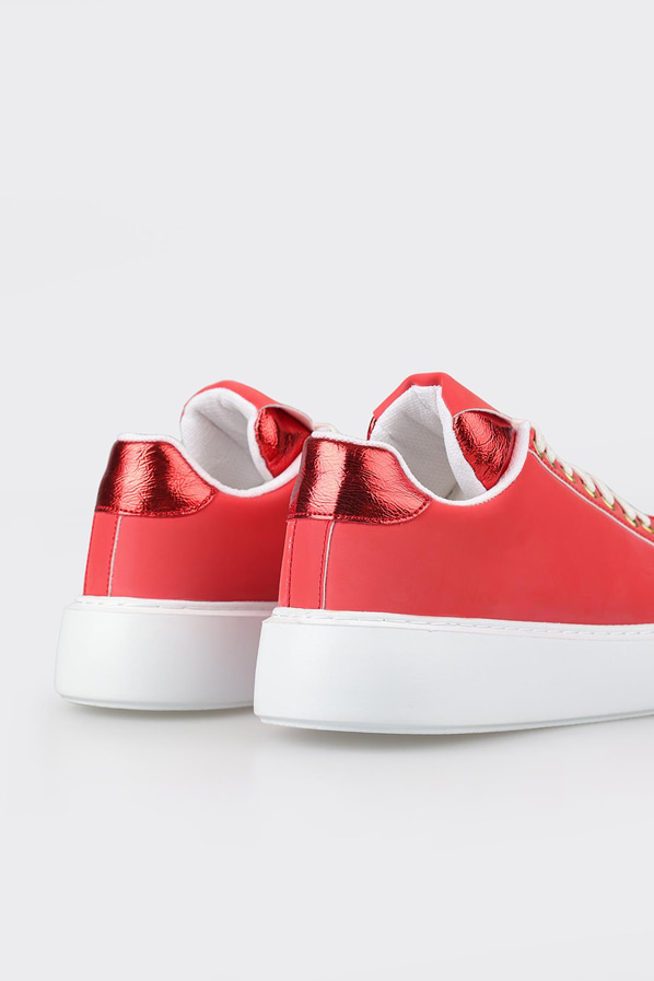 Kırmızı kadın sneaker - Elle Shoes