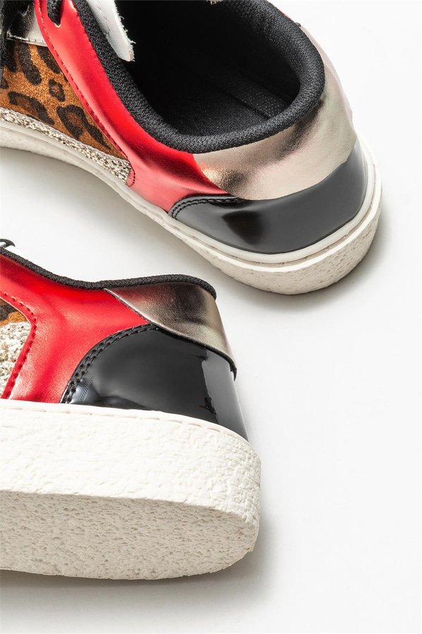 Kırmızı kadın sneaker - Elle Shoes