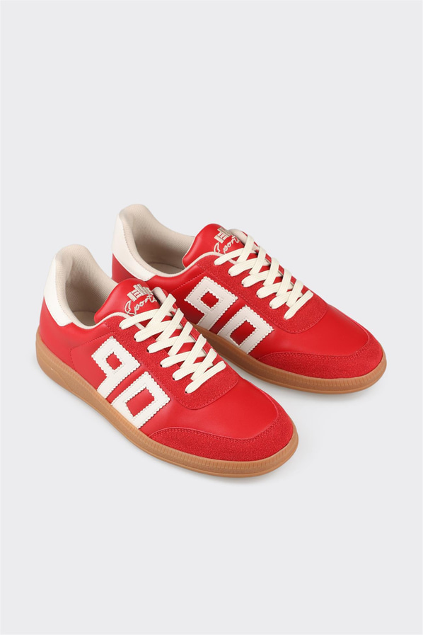 Kırmızı kadın sneaker - Elle Shoes