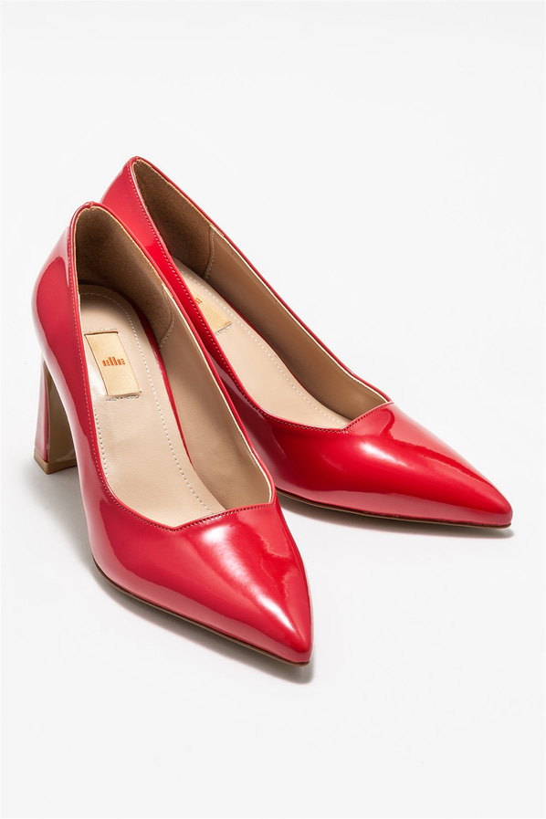 Kırmızı kadın stiletto - Elle Shoes