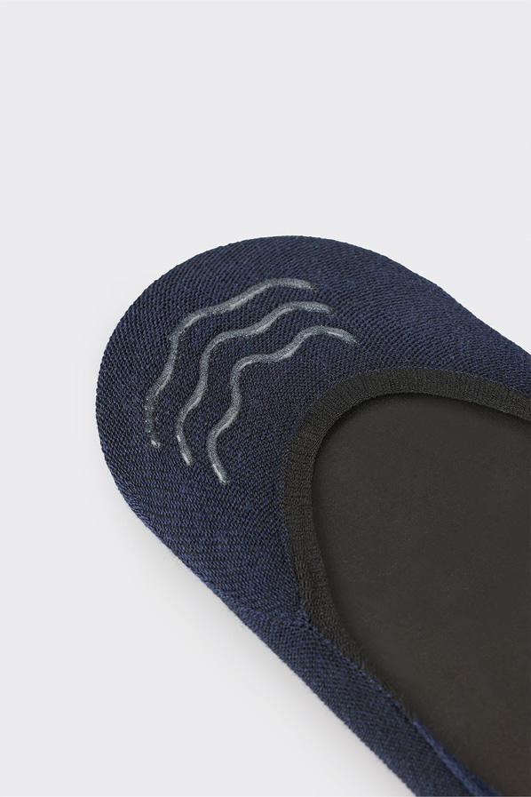 Lacivert babet, ofis stili için - Elle Shoes