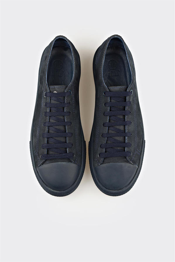 Lacivert Deri Erkek Günlük Ayakkabı