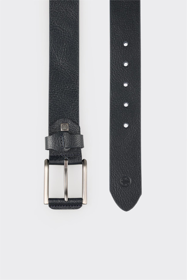 Lacivert Deri Erkek Kemer