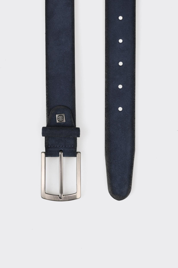 Lacivert Deri Erkek Kemer