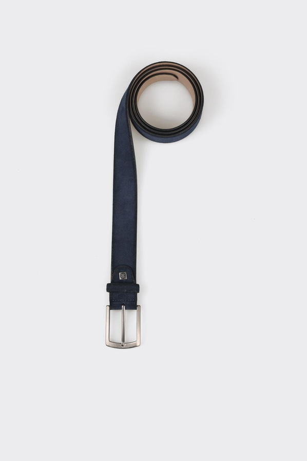 Lacivert Deri Erkek Kemer