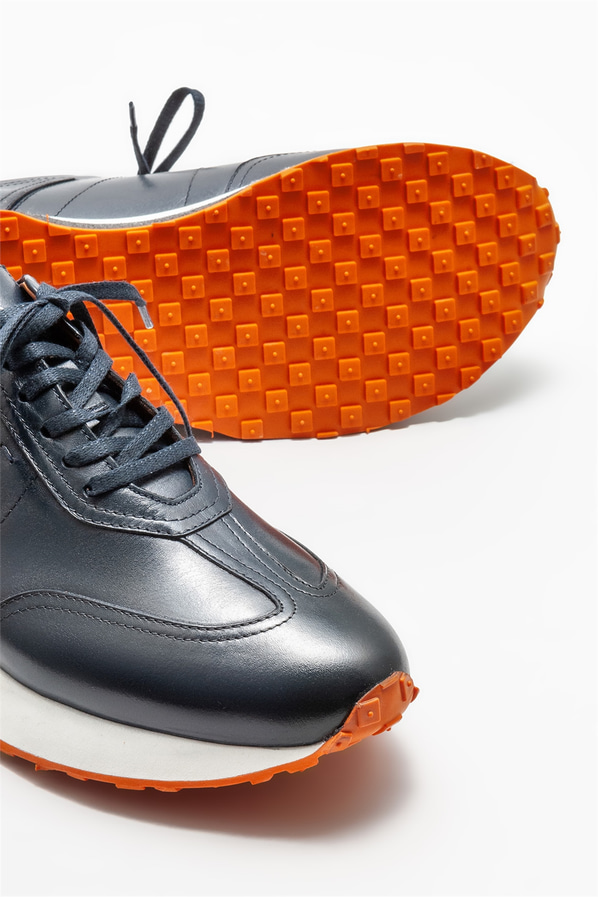Lacivert deri erkek spor ayakkabı - Elle Shoes