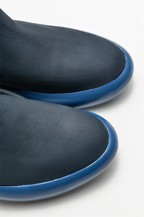 Lacivert deri erkek bot - Elle Shoes