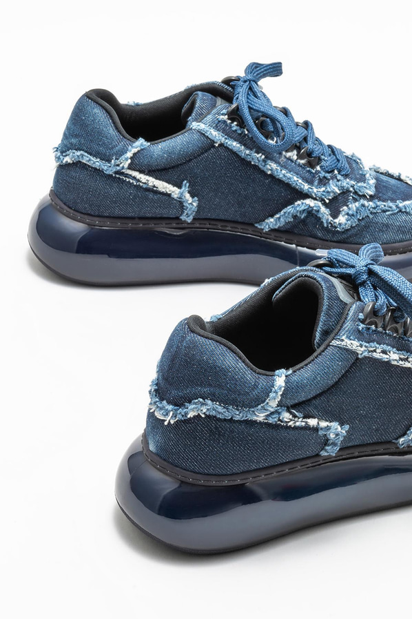 Lacivert kadın sneaker - Elle Shoes