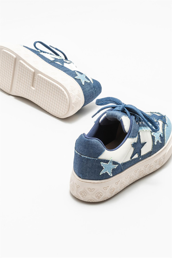Lacivert kadın sneaker - Elle Shoes