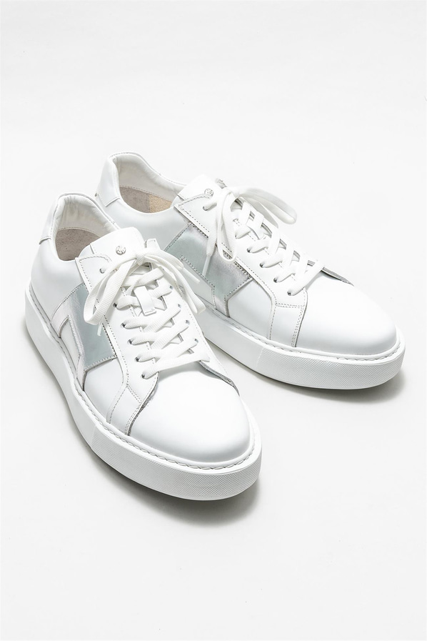 Lame deri erkek spor ayakkabı - Elle Shoes