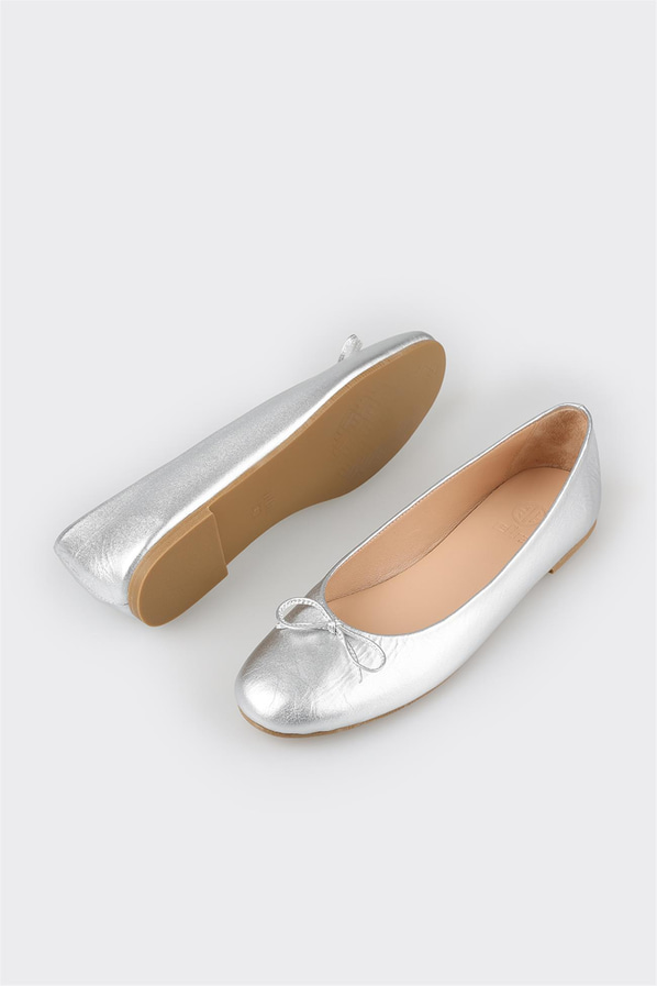 Lame deri kadın babet - Elle Shoes