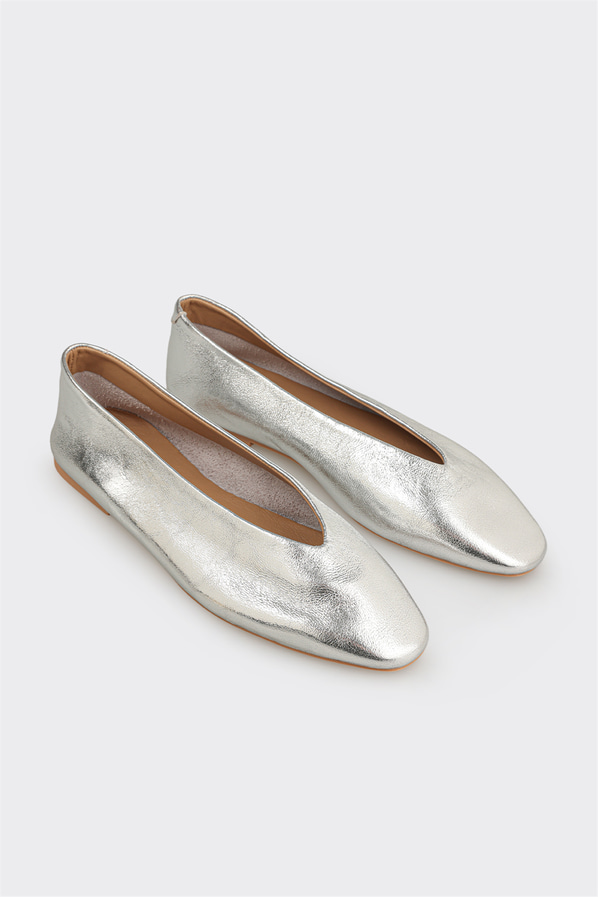 Lame deri kadın babet, günlük kullanım için - Elle Shoes