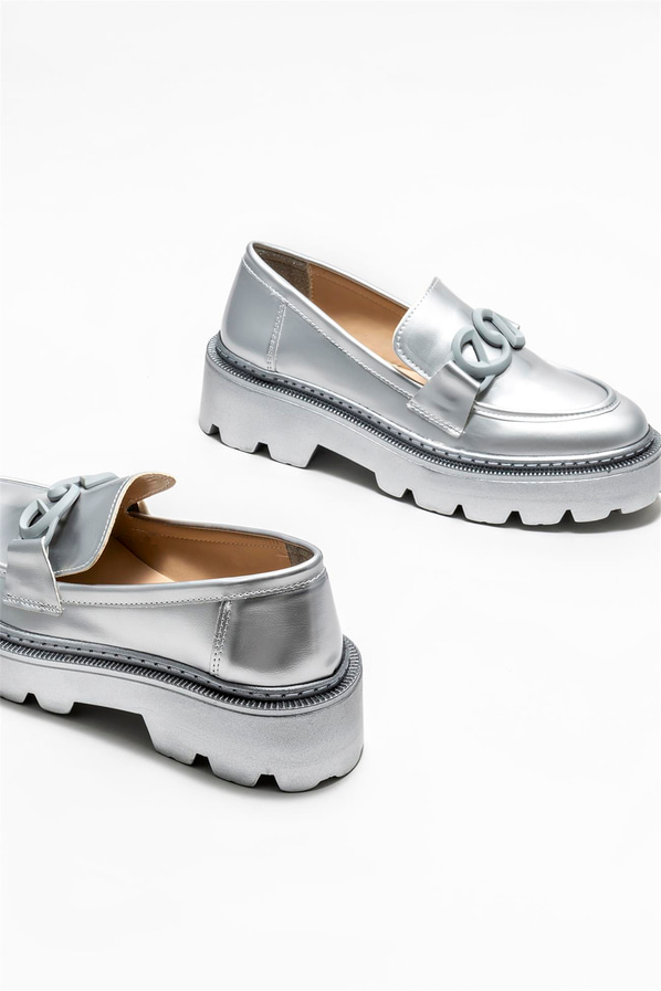 Lame kadın loafer - Elle Shoes
