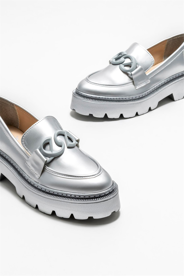 Lame kadın loafer - Elle Shoes