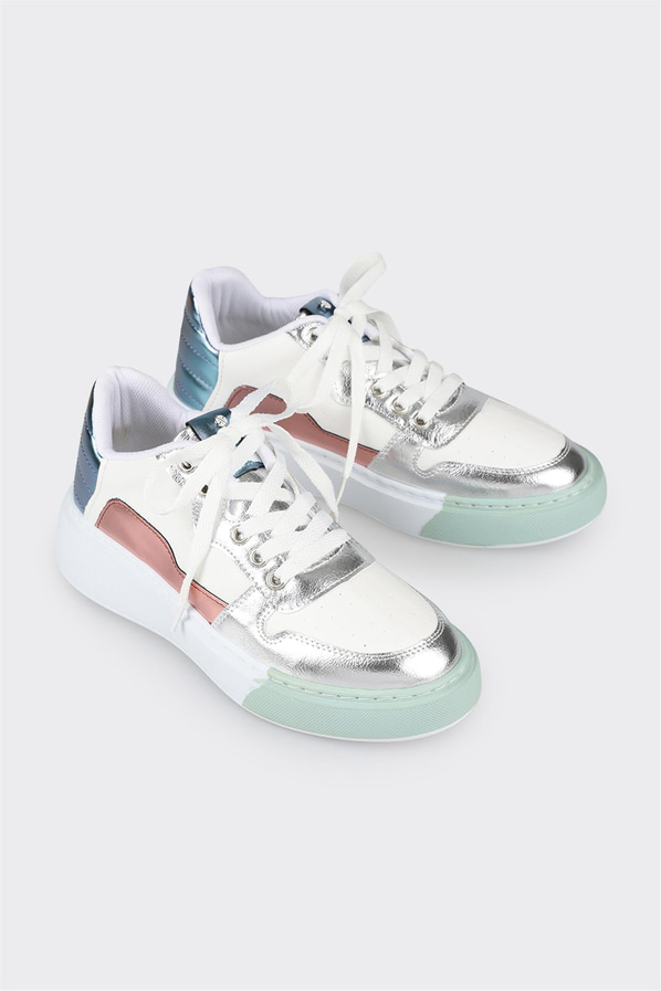 Lame kadın sneaker - Elle Shoes
