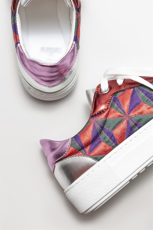 Lame kadın sneaker - Elle Shoes