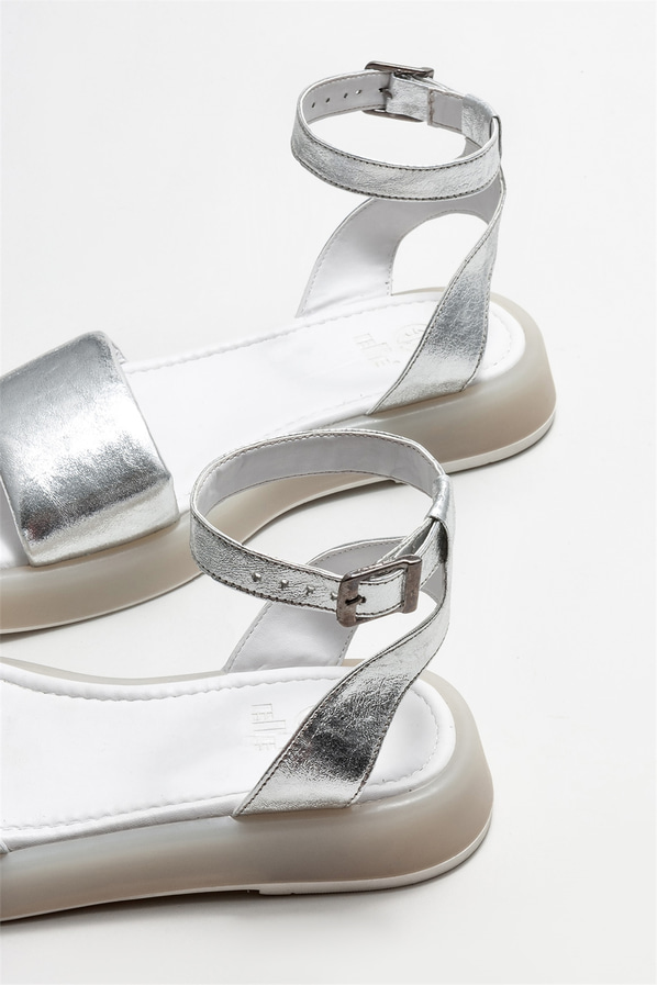 Lame kadın sandalet - Elle Shoes