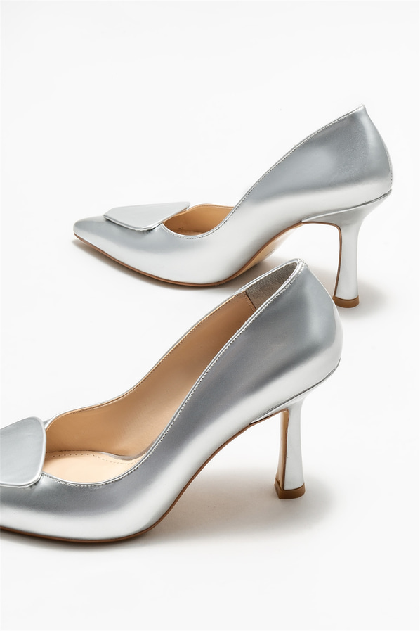 Lame kadın stiletto - Elle Shoes