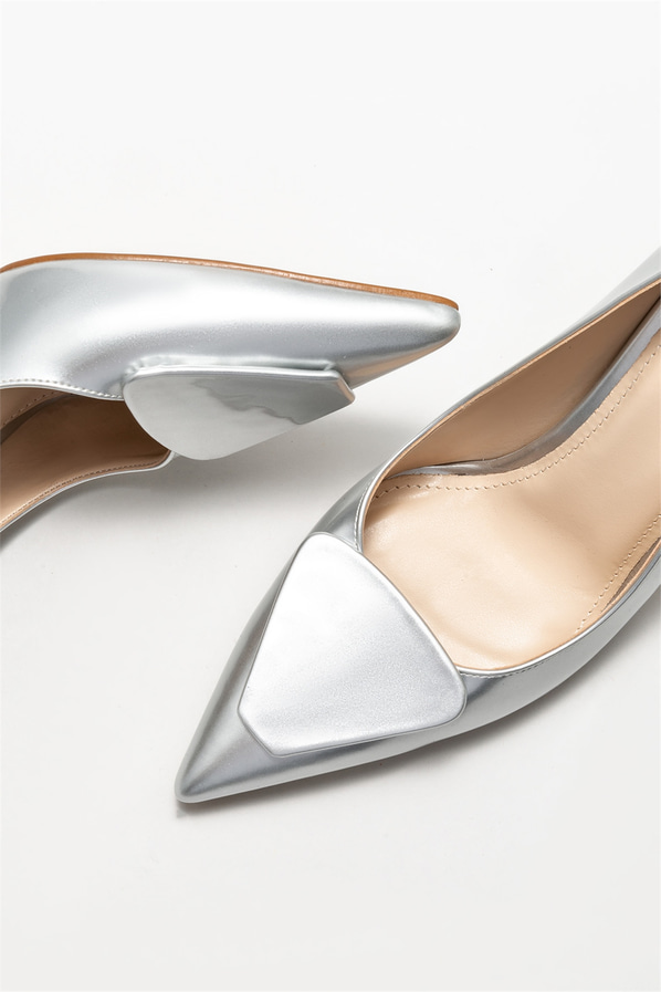 Lame kadın stiletto - Elle Shoes