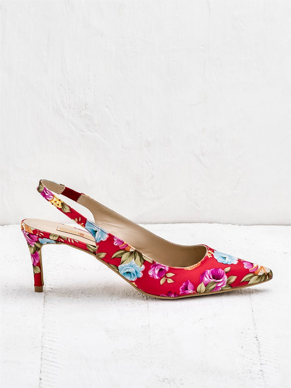 Kırmızı kadın ayakkabı - Elle Shoes
