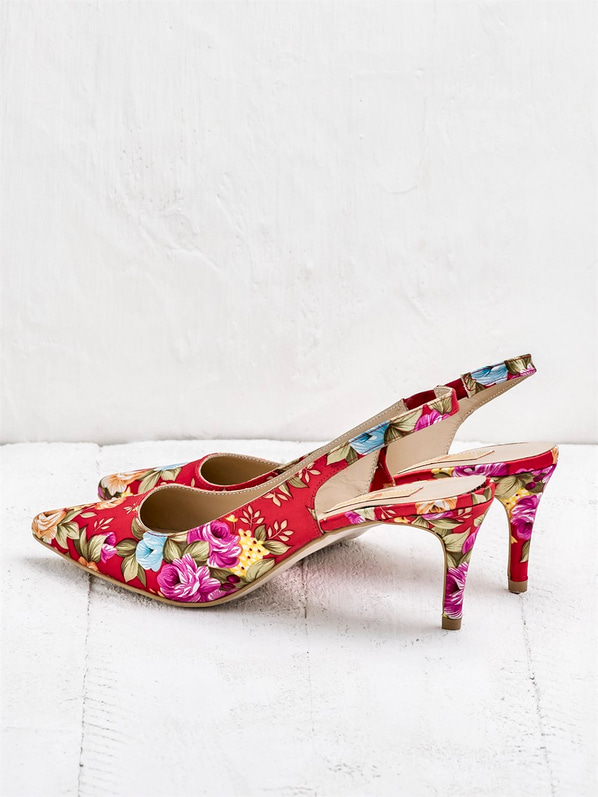 Kırmızı kadın ayakkabı - Elle Shoes