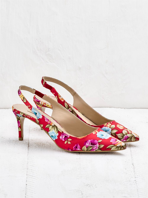 Kırmızı kadın ayakkabı - Elle Shoes