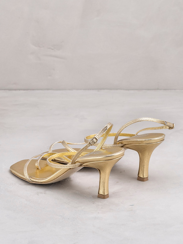 Gold kadın sandalet - Elle Shoes