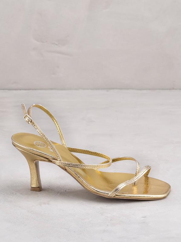 Gold kadın sandalet - Elle Shoes
