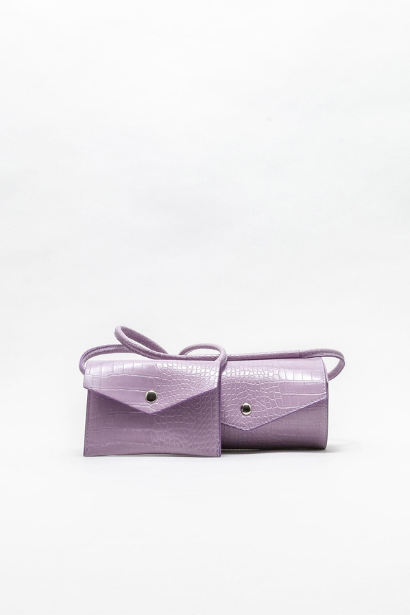 Lila kadın çapraz çanta - Elle Shoes
