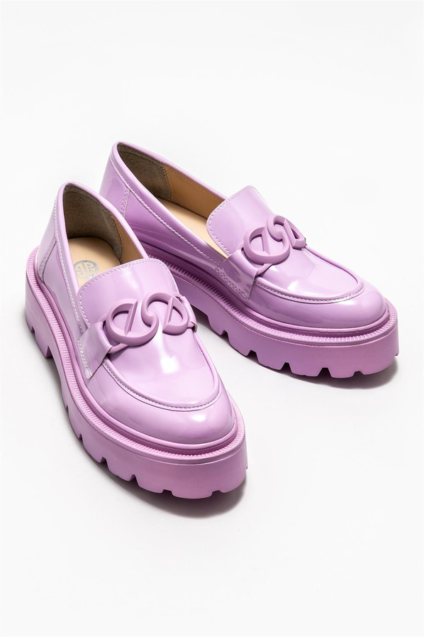 Lila kadın loafer - Elle Shoes