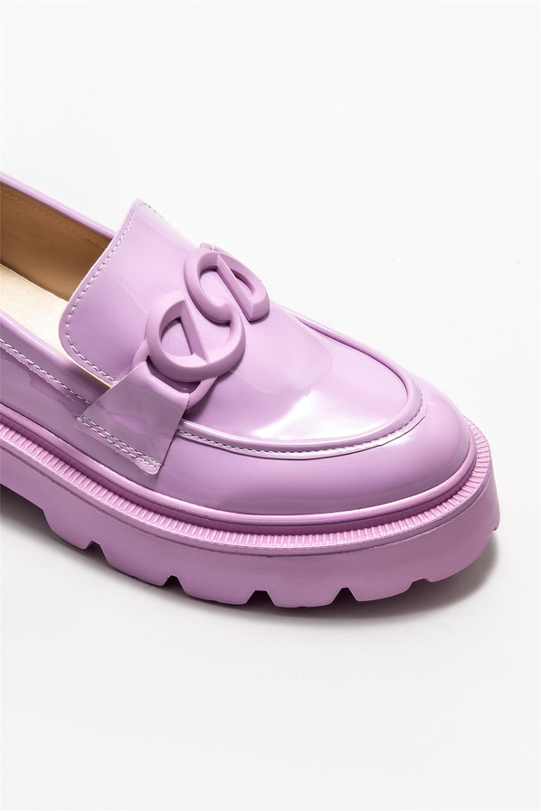 Lila kadın loafer - Elle Shoes