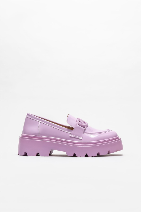 Lila kadın loafer - Elle Shoes