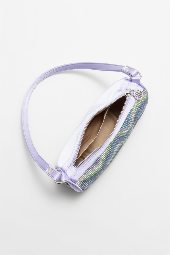 Lila kadın omuz çantası - Elle Shoes
