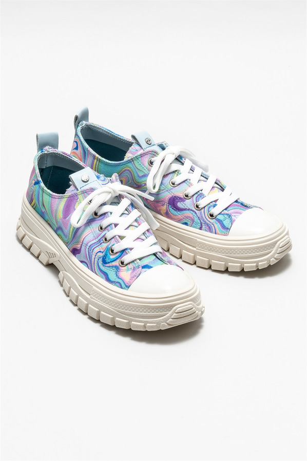 Lila kadın sneaker - Elle Shoes