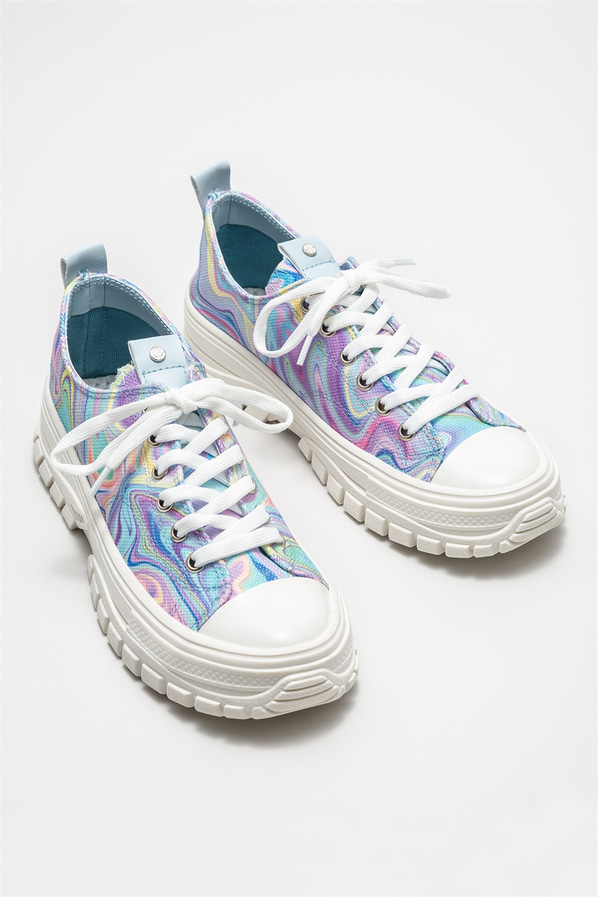 Lila kadın sneaker - Elle Shoes