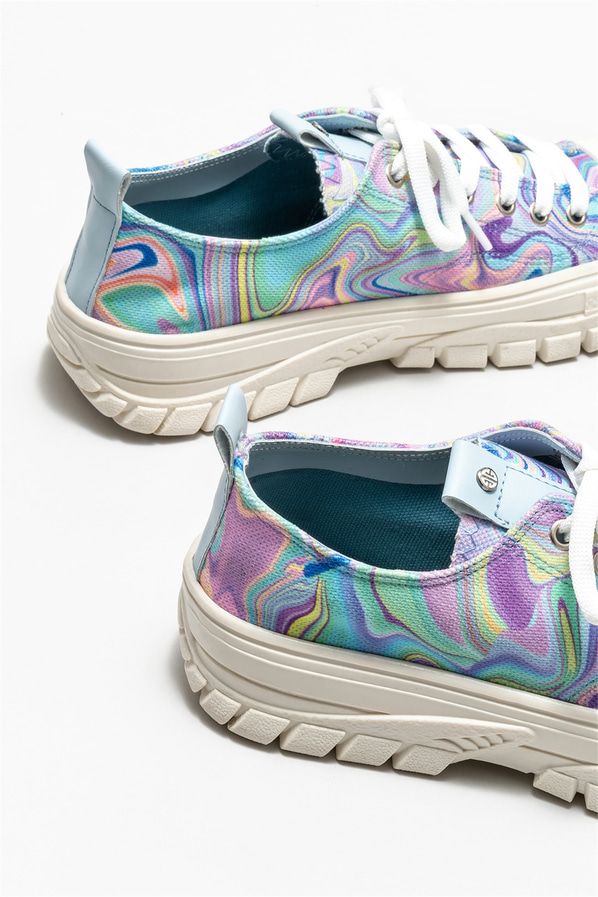 Lila kadın sneaker - Elle Shoes