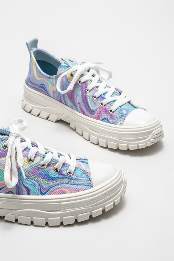 Lila kadın sneaker - Elle Shoes